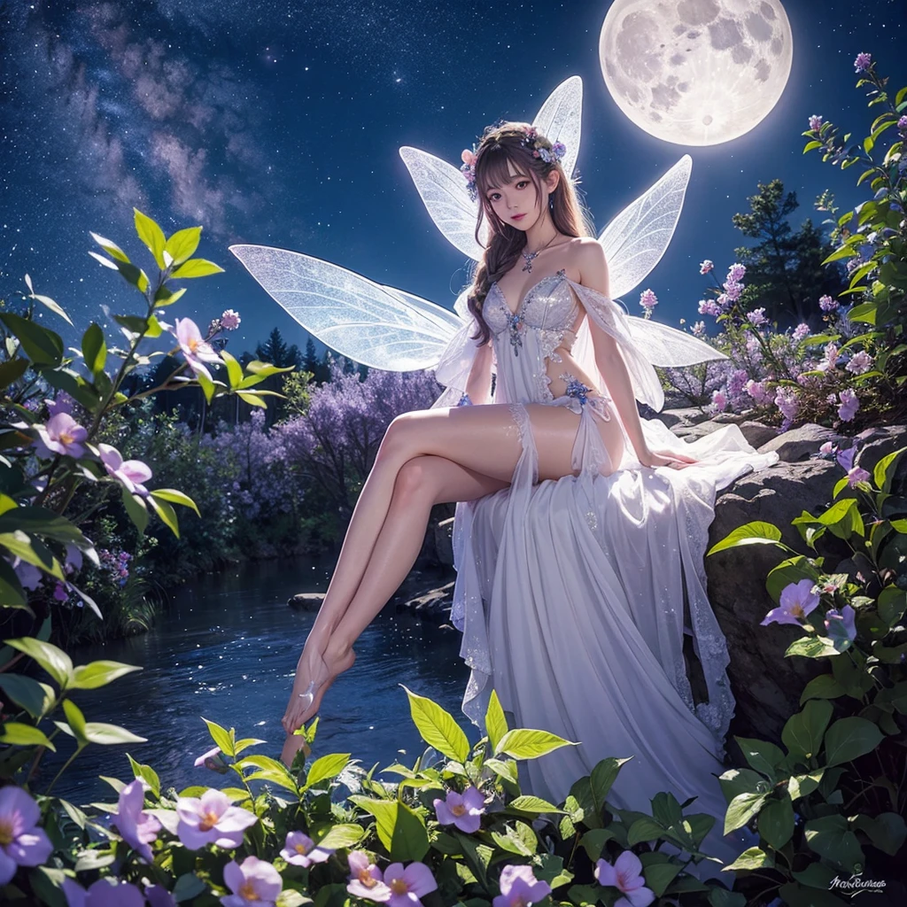Fairy by moonlight
