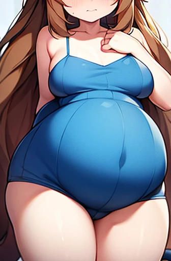 pregnant with many girls, Have cat ears,Pregnant, childbirth, work、A belly so huge that it can't exist in reality、Belly on the verge of bursting、Looks very painful、small face、Giant belly、Big belly、、masterpiece、embarrassed look、Are fat