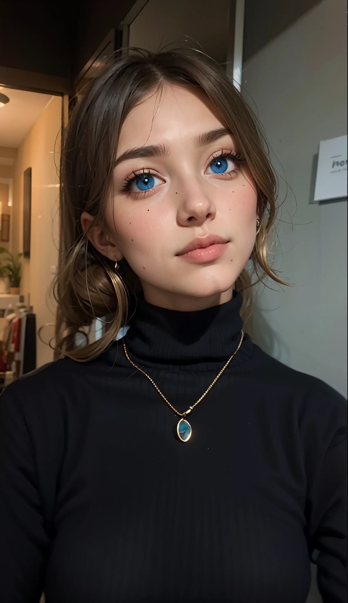 gorgeous blue-eyed beauty