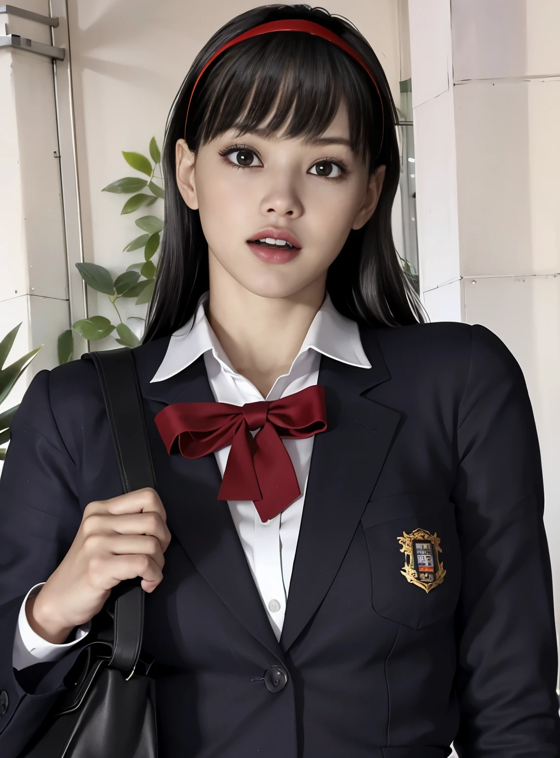 (8K, highest quality, masterpiece:1.2), (realistic, photo-realistic:1.37), Super detailed,highest quality, ultra high resolution, professional lighting, photon mapping, radio city, Physically based rendering, cinematic lighting, late night path,written boundary depth, sharp focus,sunbeam, good composition,(Bokeh:1.2) 1 girl,alone,(whole body), (closed mouth),fine and beautiful eyes, stop temporarily, tight waist,Japanese high school girl, black hair,messy hair,long hair fluttering in the wind,(Ulzzang-6500:1.2)
mix 4, hiqcgbody