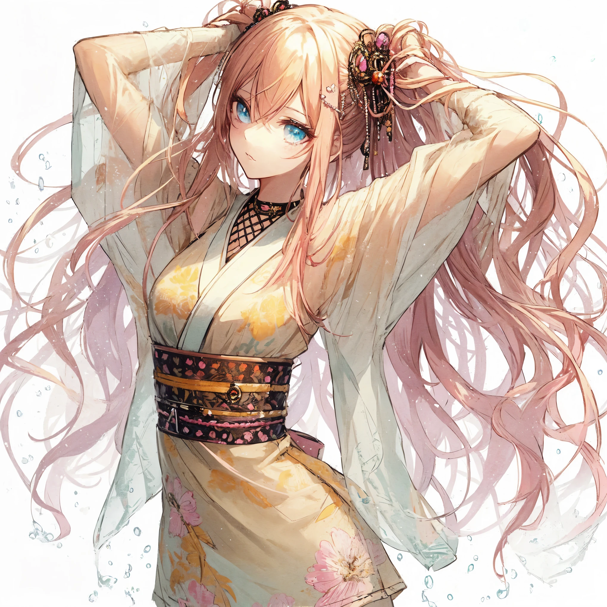 anime girl with long pink hair and a white dress, anime girl with long hair, blonde anime girl with long hair, beautiful anime girl, cute anime waifu in a nice dress, beautiful anime woman, beautiful alluring anime woman, beautiful anime style, anime goddess, (anime girl), pretty anime girl, young anime girl, beautiful anime artwork, ”beautiful anime woman