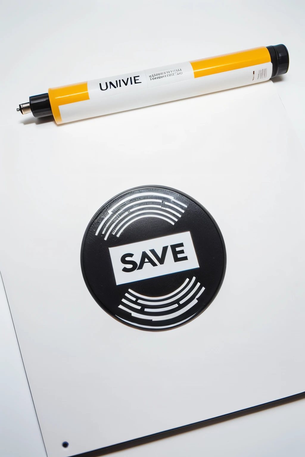 crie uma imagem de um logotipo simples, porem, chic and unique for a marketing company whose company name is Savoir 
