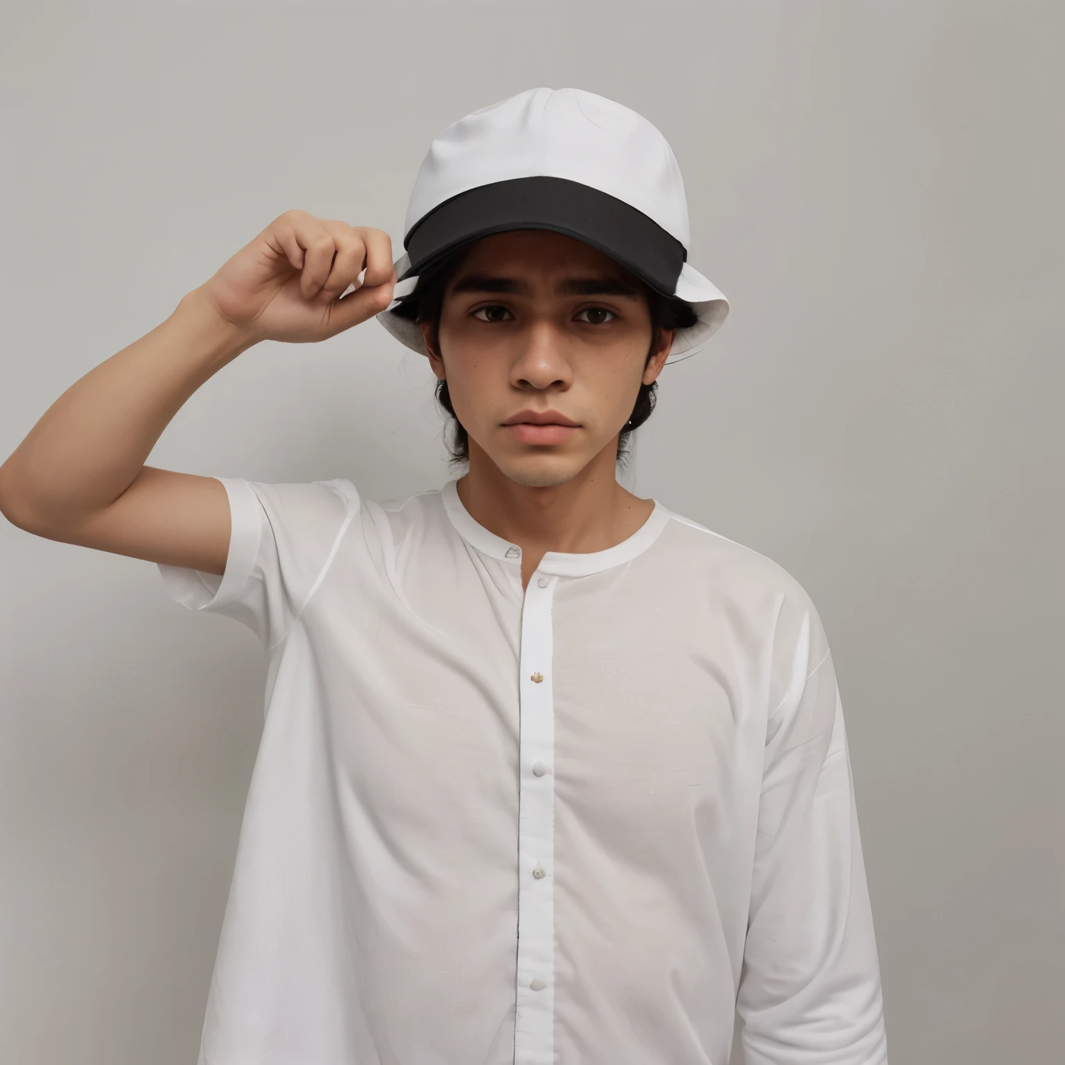 Gorra blanca para hombre que diga Soy solitario