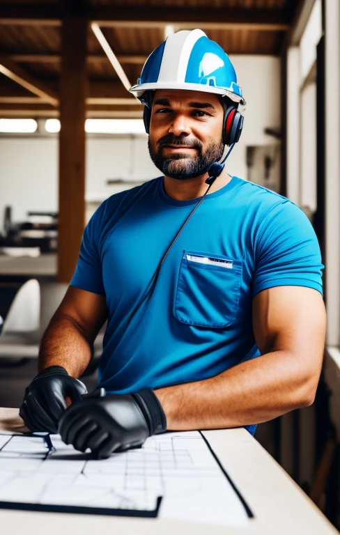 a close up of a man in a helmet talking on his cell phone, professional work, professional, maintenance, 1614572159, very professional, I have been trying to call, quality drawing, civil engineer, janitor, fixing each other, engineer, loaded,