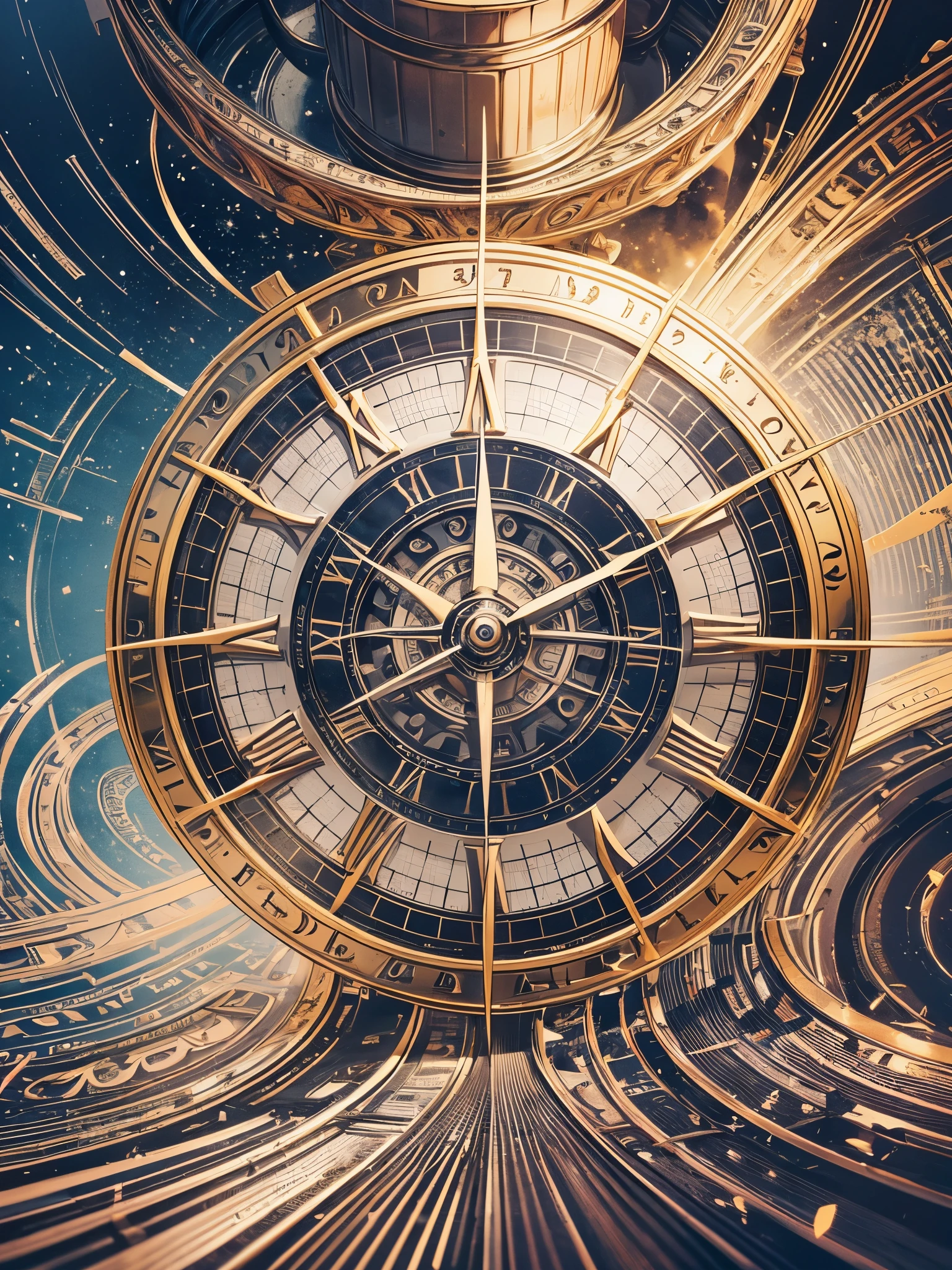 ((highest quality)),(ultra high resolution),(Super detailed),(detailed description),((best CG)),(best work of art),super precision art,amazing drawing art,(Art with precise details:1.5), A magic circle like a clock face,sparkle, fearless,rude