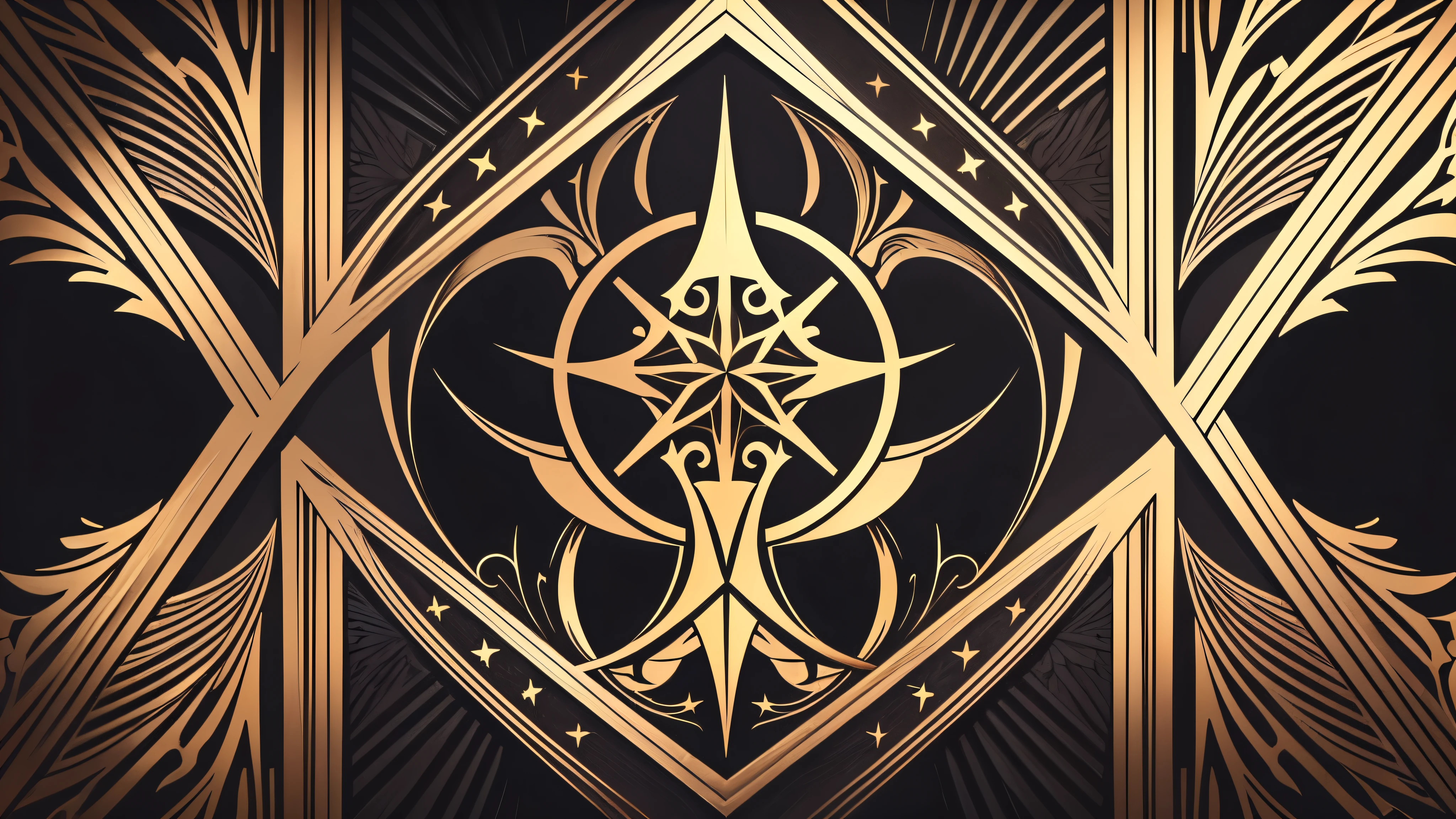 Flat background composed of black and gold；The character silhouette of Black Spider-Man is used as the center and composition element of the background.（reference（Black Spider-Man）Shape and pattern characteristics）；clear lines，Simple；Picture symmetry，Quadripartite continuous pattern；Black background，Gold pattern，Red embellishment；The material has a bumpy texture，Paper texture。colorful，Color coordination。gatsby pattern style；Rich in details。Decorative Arts，Luxury style，graphic arts。Poster style。(masterpiece, best quality)