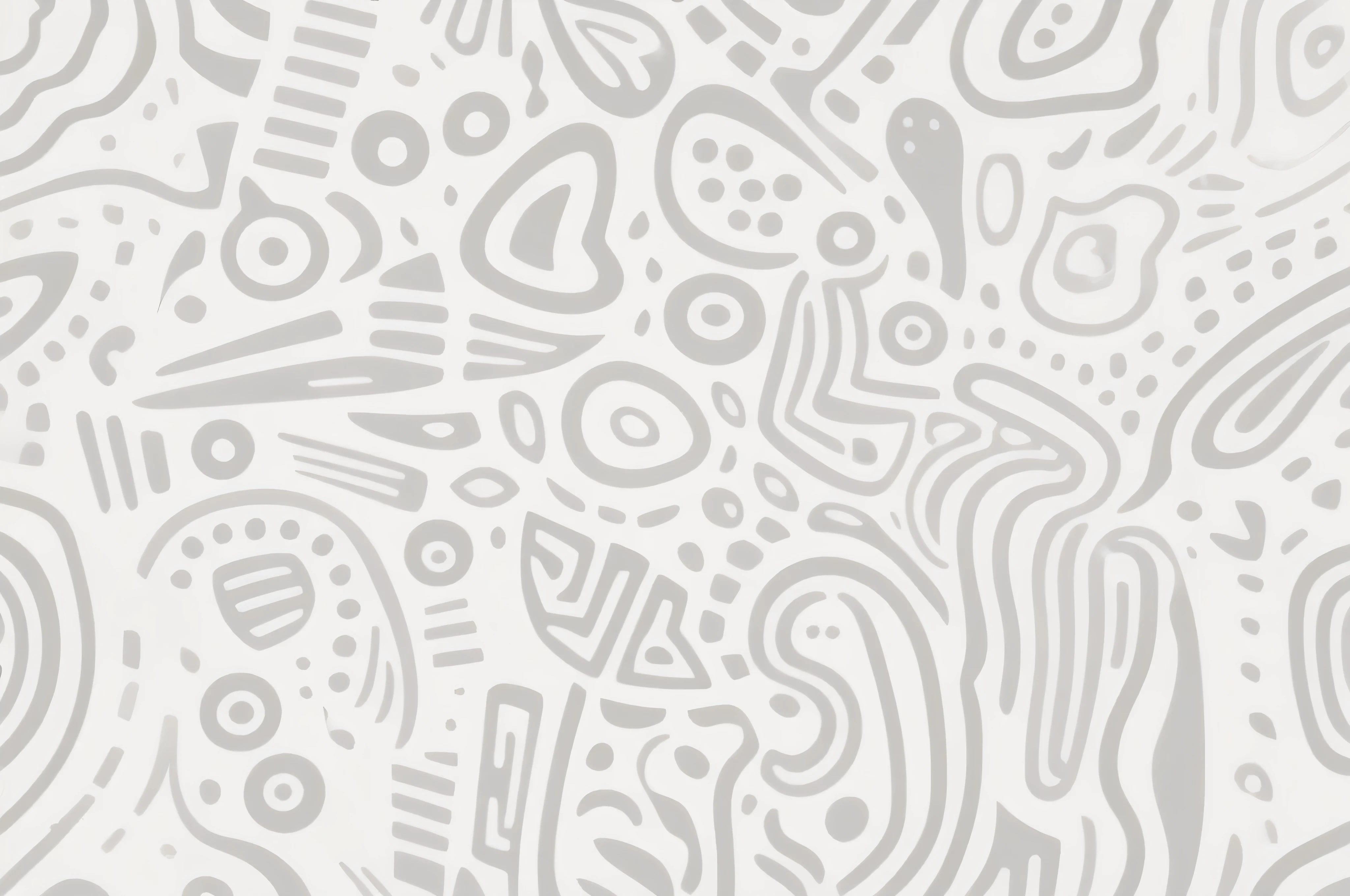 a white and gray abstract pattern with a lot of different shapes, smooth organic pattern, inspired by Grillo Demo, abstract pattern, fancy background, melting in coral pattern, subtle pattern, spontaneous linework, seamless pattern design, phone wallpaper. intricate, abstract white fluid, design on a white background, white background, plain background, dense linework, generative line art
