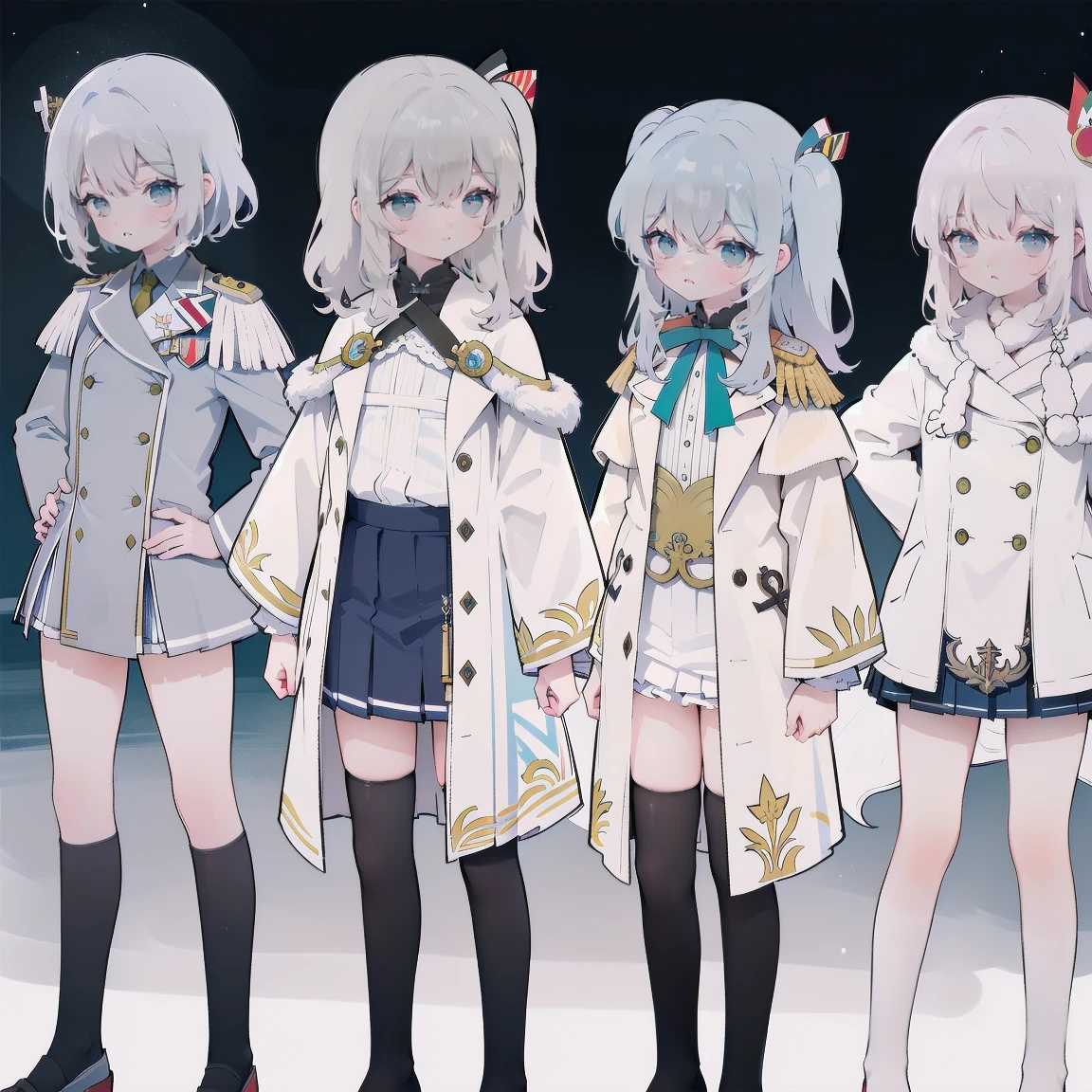 boca aberta, Seios grandes ,olhos azuis,BTPT-FC,quadris largos,Sorriso,,quadris largos,boca aberta,cabelo ondulado,Sozinho,Kashima,cauda dupla,
cabelo prateado,Tsurime,kantai collection, Sorriso,,quadris largos, Melhor qualidade,jaqueta branca, jaqueta militar, uniforme militar,saia cinza,saia plissada,tem,standing,tiro de vaqueiro,sala,neck ribbon,mangas com babados