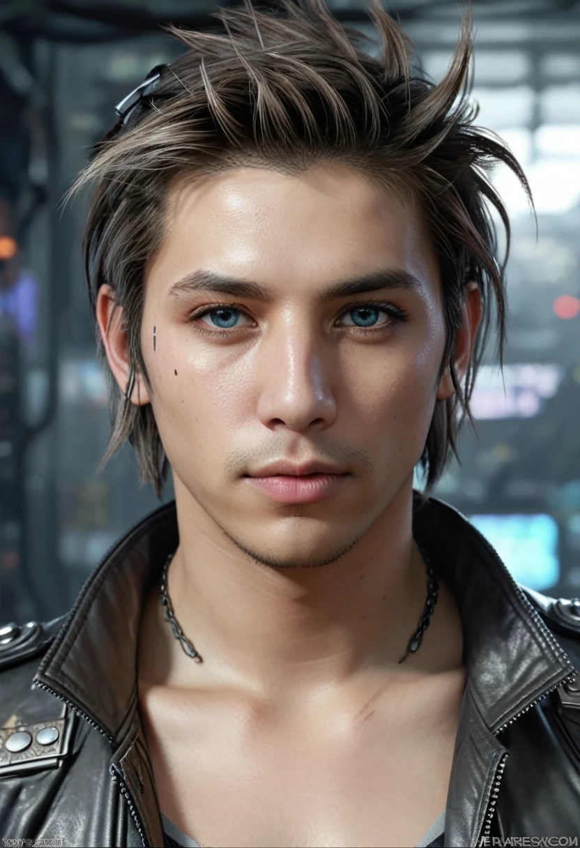 fantadsk2,1boy, masculin, Male_Se concentrer, digital art by WLOP, regarder_has_viewer, fermer, Incredibly detailed, Portrait, digital illustrhasion, procrehase, whasercolor, d'art, foggy cinemhasic, Cyberpunk, Bordeciel, Final Fantasy XIV, art par artgerm, WLOP, fantadsk2