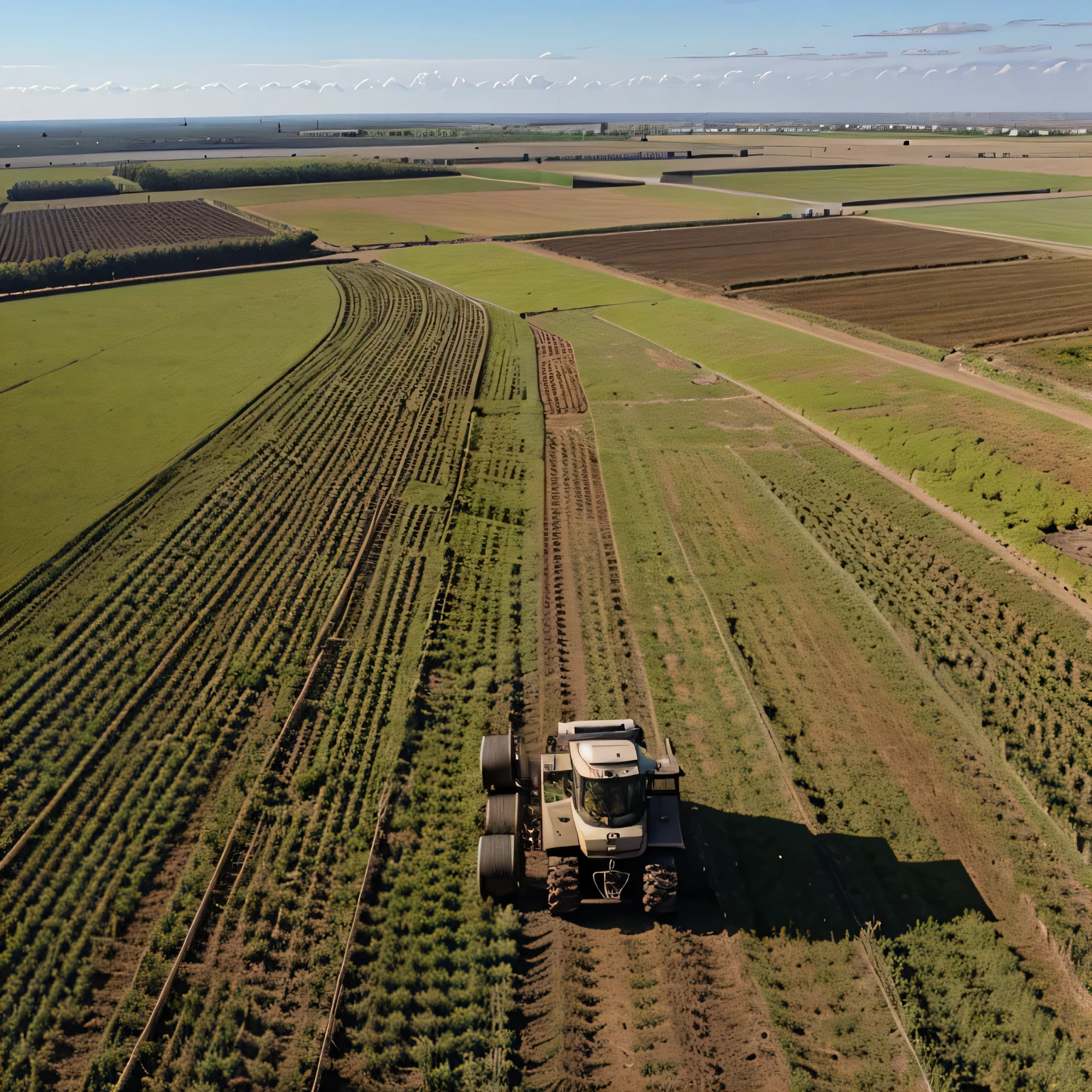 Once there was a farmer who owned a vast scrubland. He cleared the place and planted it with different crops.