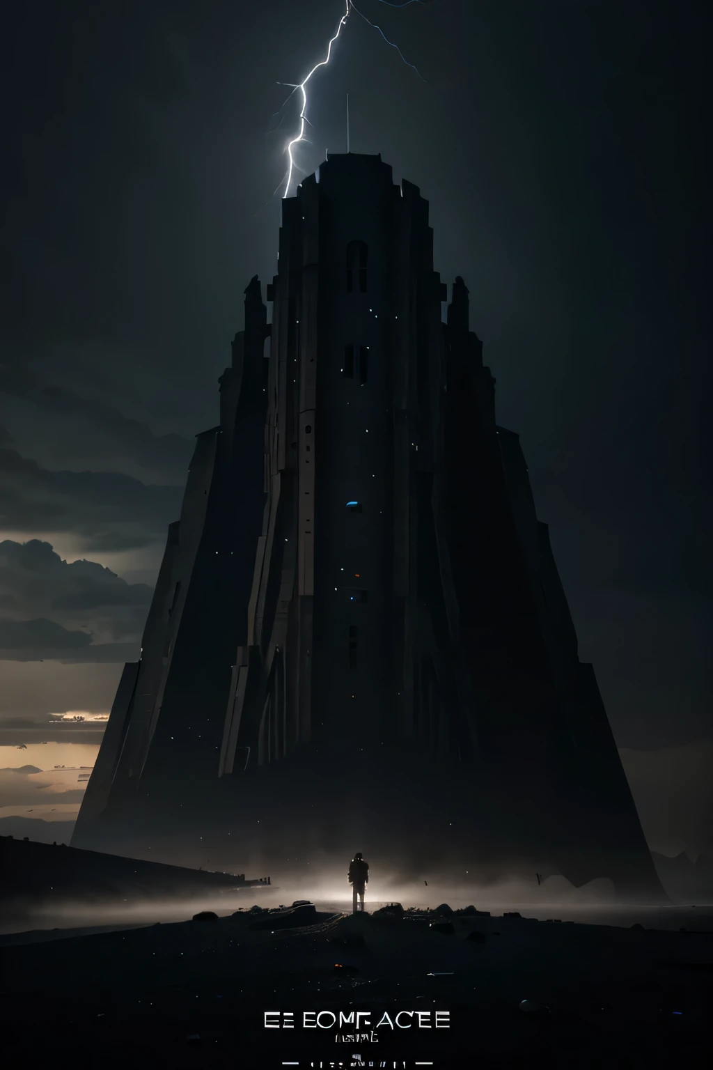 Voici la description de l'affiche du film "Les Ombres de la Force" :

L'affiche est dominée par une palette de couleurs sombres et intenses, reflecting the mysterious and dramatic atmosphere of the film. Au centre de l'affiche, on trouve une image saisissante de Draven, le protagoniste principal, debout sur un promontoire rocheux, son sabre laser cramoisi brandi vers le ciel sombre.

behind, les ruines d'un ancien temple Sith se dressent en silhouette, évoquant les thèmes de la destruction, of desolation and the hidden power of darkness. Lightning tears through the tormented sky, ajoutant une touche d'énergie dynamique et menaçante à la composition.

En haut de l'affiche, le titre du film, "Les Ombres de la Force", is written in imposing capital letters, avec une typographie anguleuse qui évoque le côté obscur de la galaxie. Au bas de l'affiche, the names of the main actors are listed, adding a touch of credibility and excitement to the whole.

Enfin, en bas à droite de l'affiche, the iconic Star Wars logo is displayed proudly, rappelant aux spectateurs l'univers épique et légendaire dans lequel se déroule cette histoire captivante de pouvoir, de trahison et de rédemption.
