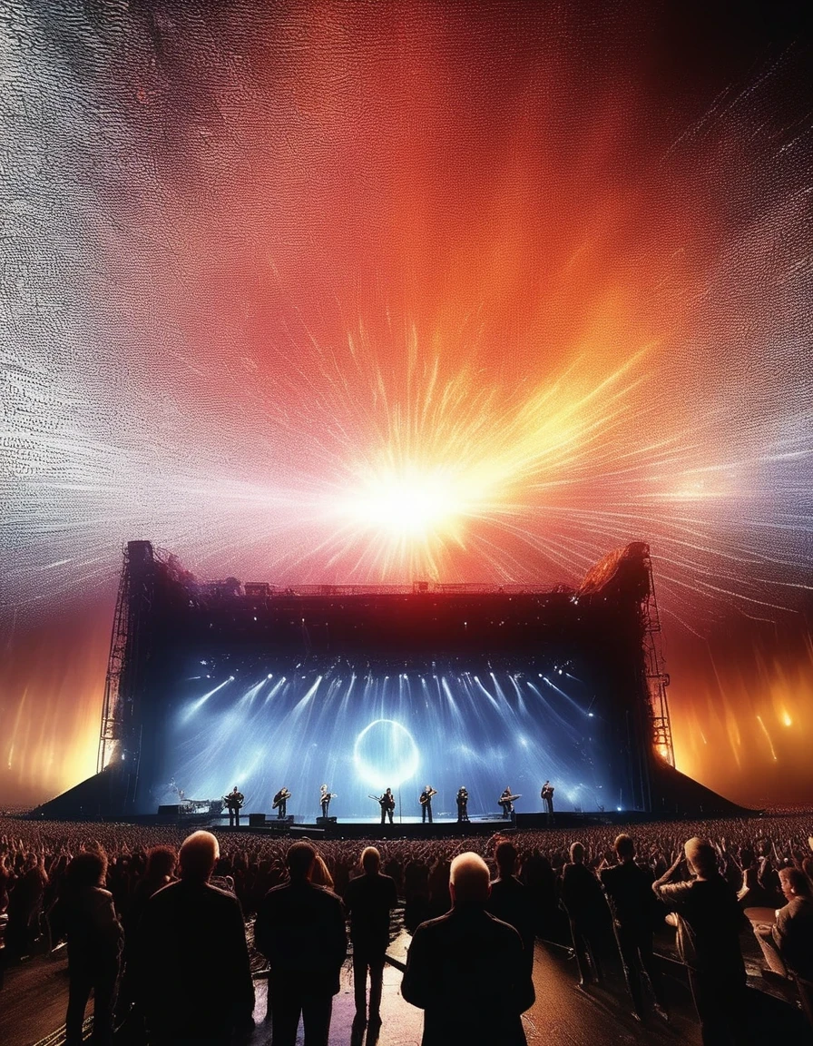 Powerful device technology,Presenting you a fusion art、and imagination’s real dreams。During a live performance by legendary Irish rock band U2,"Cracked" LED screen、Code tunnel extending to the sky、The falling fire rain seemed to pass over the audience's shoulders
