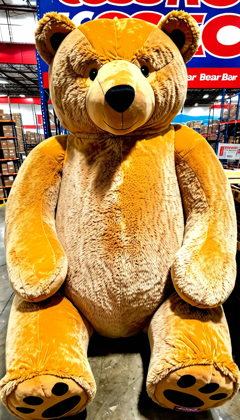 Very large Costco stuffed bear