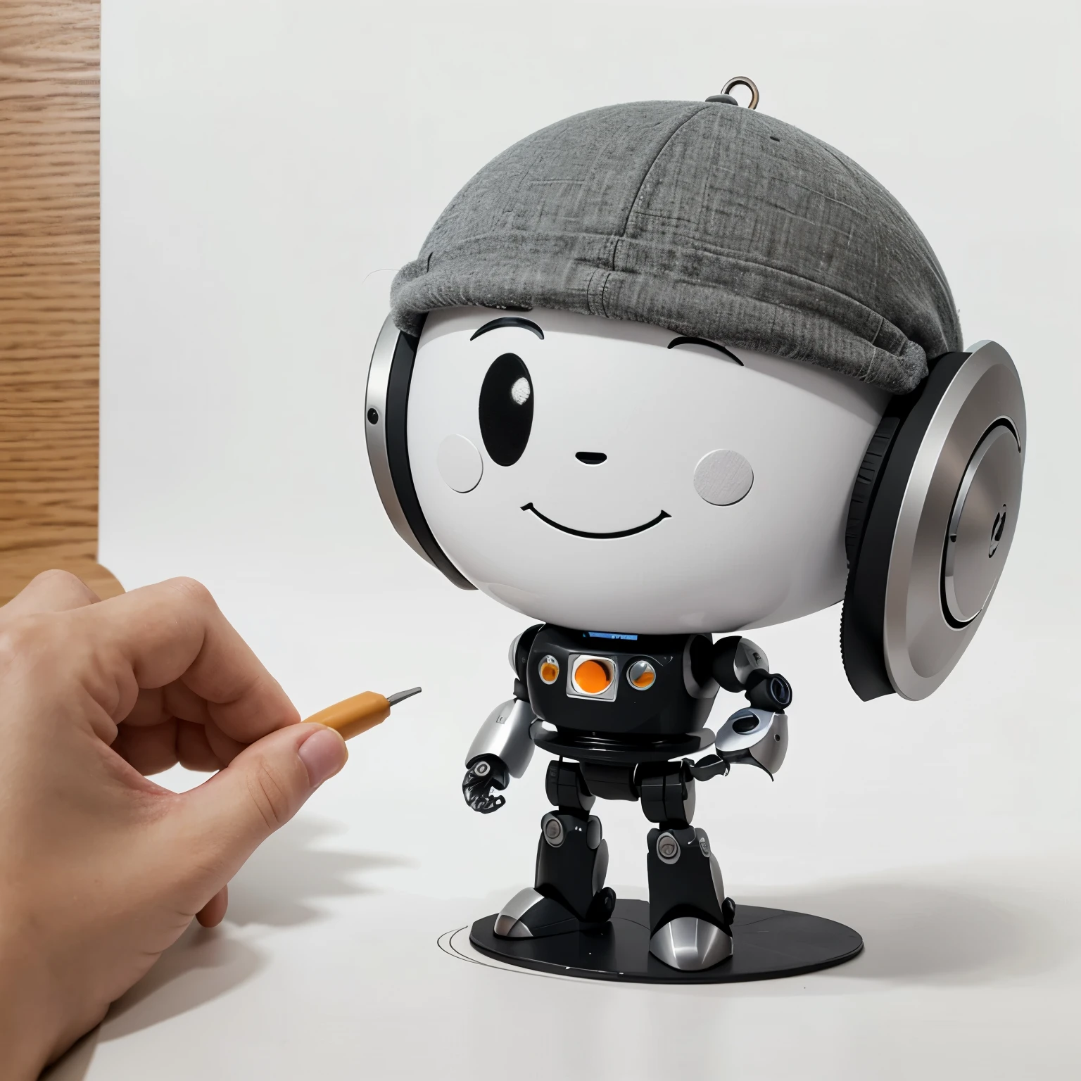 Personagem em 2d, fofo, easy to draw, little robot
