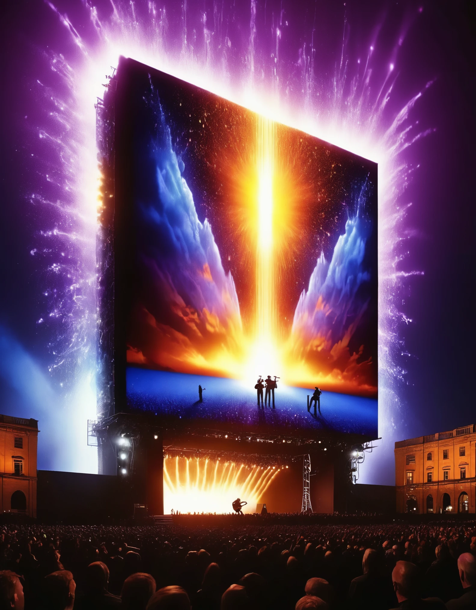 Powerful device technology，Presenting you a fusion art、and imagination’s real dreams。During a live performance by legendary Irish rock band U2，&quot;Cracked&quot; LED screen、Code tunnel extending to the sky、The falling fire rain seemed to pass over the audience&#39;s shoulders