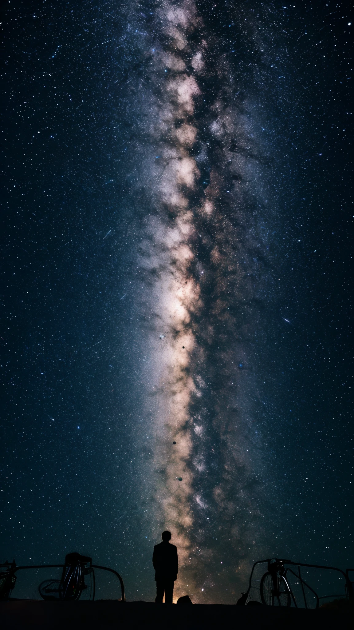 silhouette、8K、Ten billion light years
