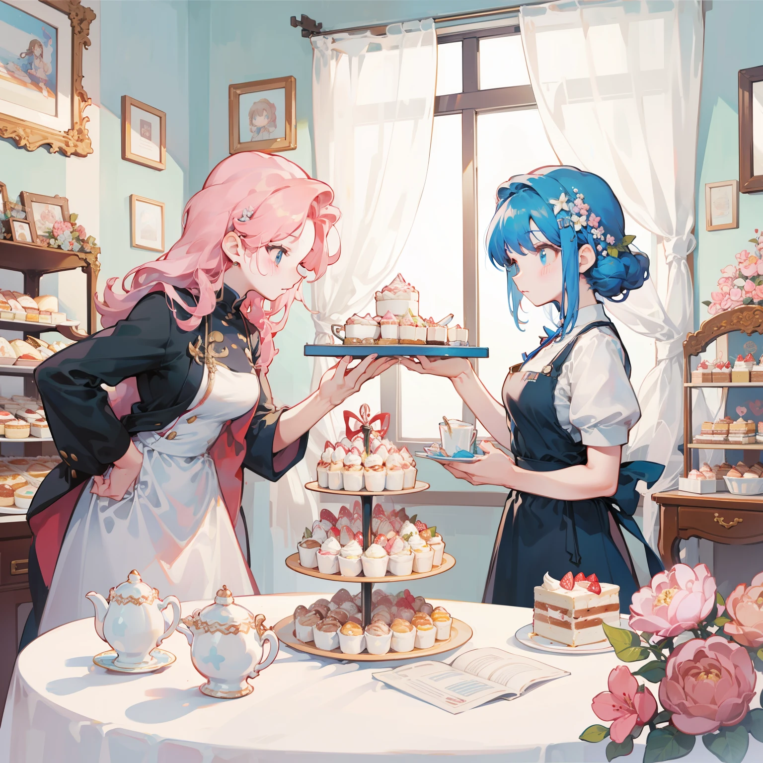 At a cake shop in town、It becomes clear that the cake has suddenly disappeared.。people in town々I'm confused、We need a hero to find the cake。