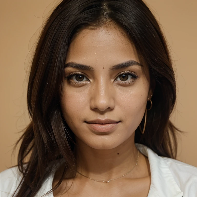 1 garota, morena, com cara de inteligente, vendedora, executiva, profissional