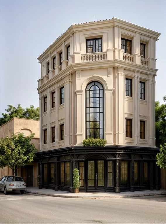 1 Mediterranean style house , The town house is made from white walls and some walls are painted bright blue)), beautyful light, beautyfulday, sunny, Many red bougainvilleas along the road:1.3, lovely youthful feeling :1.2, sunlight at 12 noon, Very beautiful shadows