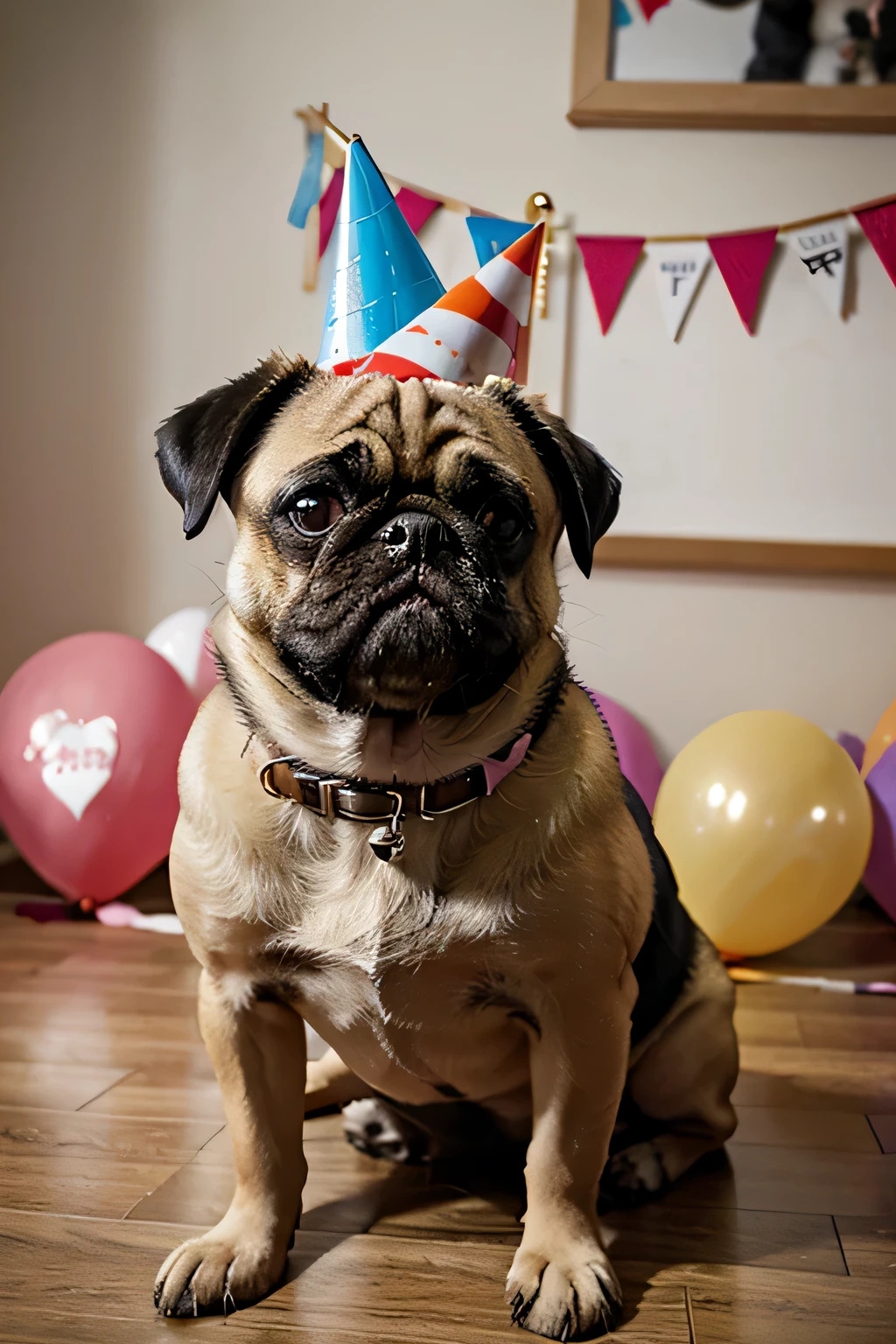 dog pug birthday