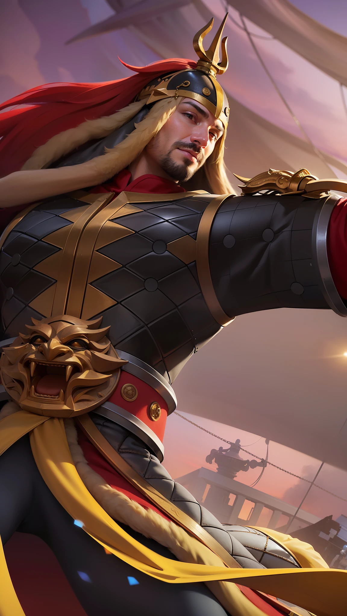 Young man with costume, 8k, ultra hd, ultra detailed texture, hyper realistic, masterpiece, detailed texture, detailed face, detailed skin, detailed lighting, (photorealistic:1.5), best quality, beautiful lighting, cinematic lighting, professional lighting, ultra highres, realistic, detailed hair, real hair, high quality, (realskin:1.5), extremely detailed, finely detail, ultra-detailed, young man angry with a thin mustache and beard.
