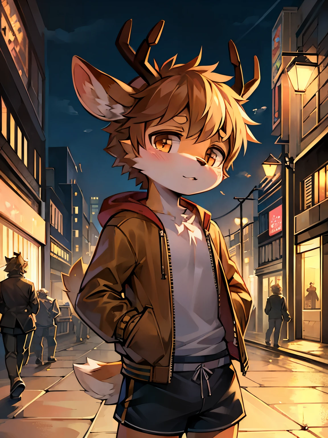 , , cute, (alone), (((Has brown and white fur))), Big purple eyes, Blushing, smile, Open your mouth, Sticking out tongue,tooth、Canine,walking, night, Ancient Asian cities, bright street lights, Blue and black slate road, Empty Streets, Starry Sky, Shadow, Detailed facial depiction, ((Accurate hand drawing)), レンブラントの光とShadow, Ultra-fine,high resolution,Completely naked,Naked,Naked,Full nudity,Nude,Barely,Fully visible,Spread your legs and point your crotch,Embarrassing,Embarrassed look,On all fours,Put your hands and feet on the ground,Sit like a dog,quadruped,Accurate hand and foot count,shame,A furry in heat,first round,Fantasy,Anime-style depiction,Female furry,Animal pussy,Young,Young子どものケモノ,Showing pussy,Showing off pussy,Suji,Female organ,
