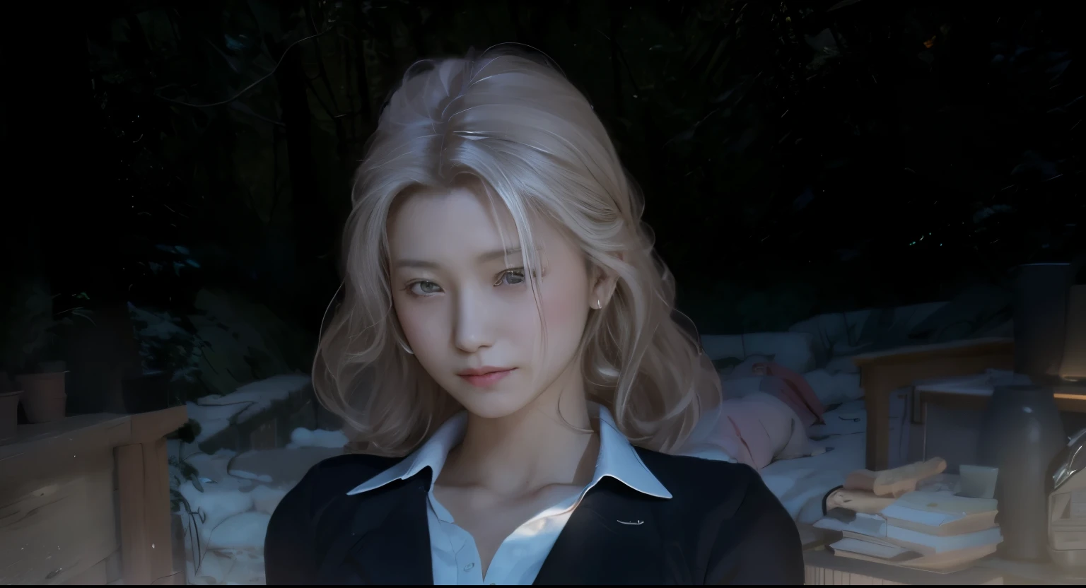 ((sad、Frightened expression))、((Sweaty、Blushing&#39;cheek、Sweaty skin))、(8k, Highest quality, masterpiece:1.2), (Realistic, photo-Realistic:1.37), Very detailed,Highest quality, Ultra-high resolution, Professional Lighting, Photon Mapping, Radio City, Physically Based Rendering, Cinema Lighting,  Midnight Road,Depth of the written border, Sharp focus,moonlight, Good composition,1 person,alone,(whole body), (whole body),Beautiful and beautiful eyes,((Red eyes、I&#39;I&#39;m afraid of something))、 stop temporarily, Tight waist,Japanese , Black Hair,Messy Hair,Long hair blowing in the wind,((Navy blue socks))、(Urzan-6500:1.2)、 Mix 4, 