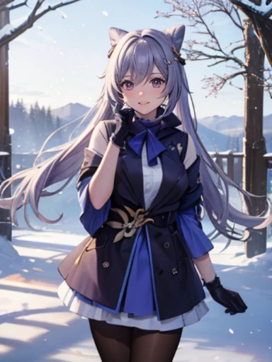 masterpiece, highest quality, super detailed, shine, shine光, ray tracing, Depth of the bounds written, (perfect face, detailed face, fine eyes,perfect hands :0.7),8k,super realistic face,ray tracing,perfect lighting,highest quality, super detailed, shine目, (looking at the viewer,smile:1.1), ((1 girl)), (mature woman:1.4), Tokiharu, Snowy countryside, winterの風景, winter用コート, long coat, beautiful ,winter用ブーツ, gloves, smile, beauty of nature, light blue long hair, shine青い目, detailed facial features, rosy cheeks, 優しいsmile, ice breath, ピンクとwinterの風景, snowflakes falling quietly, さわやかなwinterの空気, quiet and peaceful, Calm atmosphere, quiet mood, Stepping on the sparkling snow, Traces of footprints,winterの不思議の国, untouched nature, Soft and fluffy snow, clear blue sky, sunlight filtering through the foliage, subtle shadow, comfort and warmth, Calmness and relaxation, enjoy solitude, become one with nature , Blissful Harmony, soothing sounds of nature, breeze, The sound of leaves rustling in the wind, melting icicles, The sound of snow cracking underfoot, Whisper of the Wind, freedom and liberty, beauty of simplicity, A free and easy existence, Incorporating natural elements, Graceful and graceful Unnatural movements, peaceful aura, Contentment and happiness, enjoy this moment, Connect with the environment, calm and slow pace, See the breathtaking views, winterのワンダーランド, beauty of natureしさに浸る, winterの忘れられない思い出, fantastic and fantastic world ,realism, Impressionism, romanticism, winter
