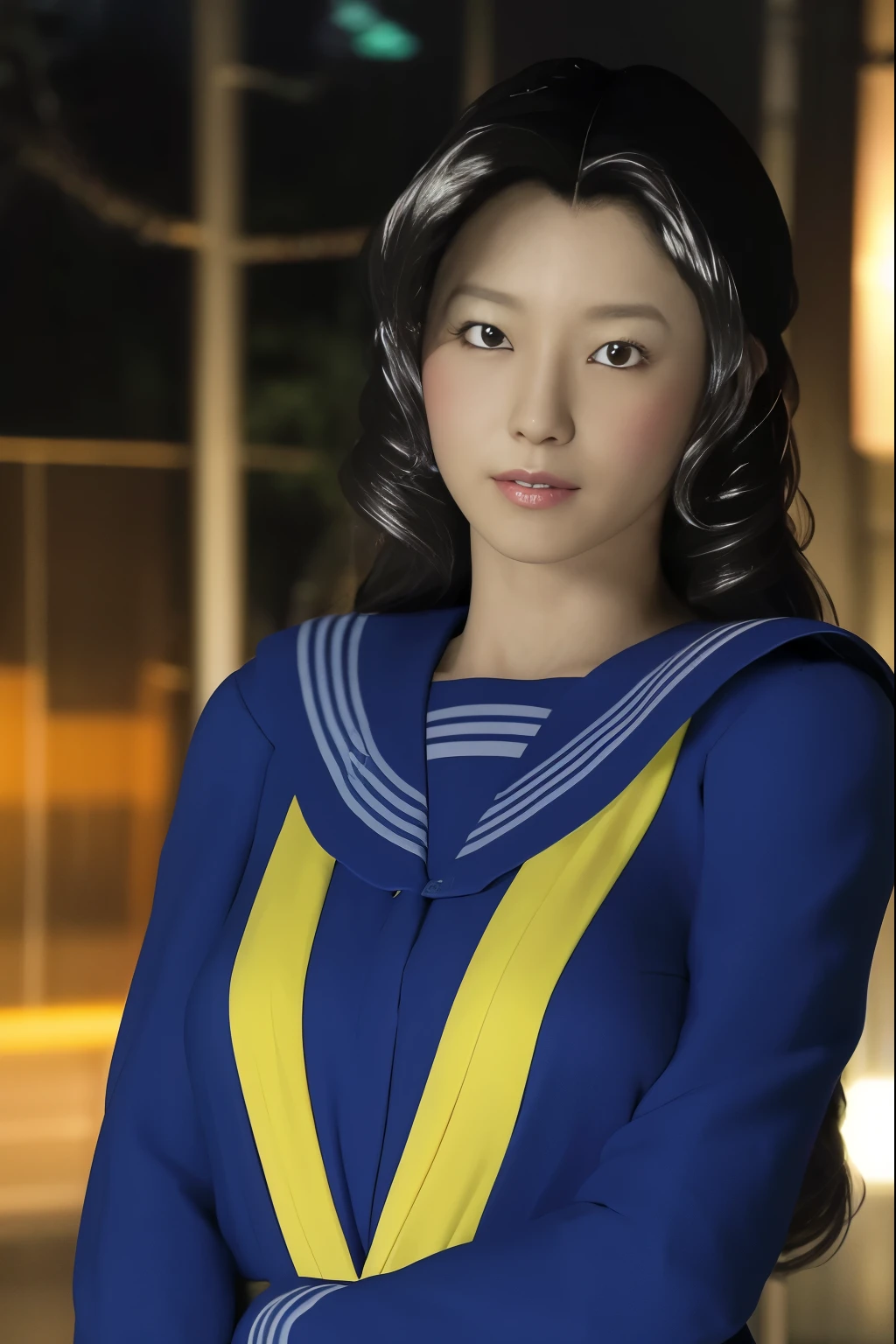 (8K, highest quality, masterpiece:1.2), (realistic, photo-realistic:1.37), Super detailed,highest quality, ultra high resolution, professional lighting, photon mapping, radio city, Physically based rendering, cinematic lighting, late night path,Depth of written boundary, sharp focus,sunbeam, good composition,(Bokeh:1.2) 1 girl,alone,(whole body), (closed mouth),fine and beautiful eyes, temporarily stop, tight waist,Japanese high school girl, black hair,messy hair,long hair fluttering in the wind,(Ulzzang-6500:1.2)
mix 4, hiqcgbody