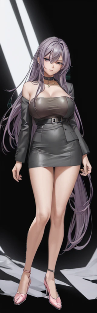 (absurd, 8K, 4K, masterpiece, hyper extreme detailed:1.2), alone, (1 person), front view portrait, best quality, alone, adult, cowboy shot, complete anatomy, 여자 1 person, perfect face, expressive eyes, perfect eyes, latex miniskirt , standing up, standing against wall, standing, Kyoko Kirigiri, (give:1.1), hair behind the ear, long hair, (side give:1.1), light purple hair, hair ribbon, ribbon, (purple eyes:1.1), dynamic pose, look forward, looking at viewer, ((Ahegao)), The best anatomy, (whole body), wrapped around face, standing, aakyoko, long hair, purple hair, side give, blunt bangs, Danganronpa \(series\), annoyed, (((I see pussy))), (((Nipples are exposed and clearly visible))), ((latex miniskirt)),NSFW, Pussy exposure , (((large erect nipples))), ((spread your legs wide apart)), (big eyes), (((bright eyes))), (((small pupils))), eyes feeling fear, ((Lift up your skirt and show your pussy)), ((orgasm))