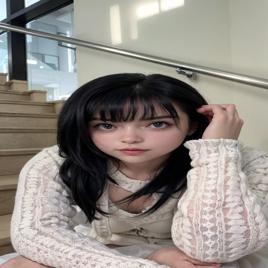 ((Mejor calidad, 8K, obra maestra :1.3)), 1 chica,(Peinados al azar), atuendo casual :1.2, interior, cara ultra detallada, ojos detallados, double eyelid