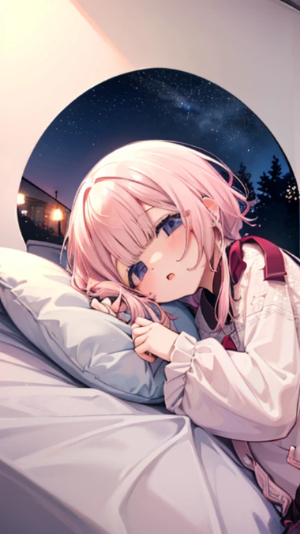 bed、、sigh、night、cute、turn to the side、Look next door、neighbourを見る、close your mouth、ダブルbed、ツインbed、neighbour