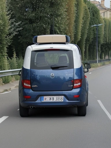 Voiture sans permis bleu