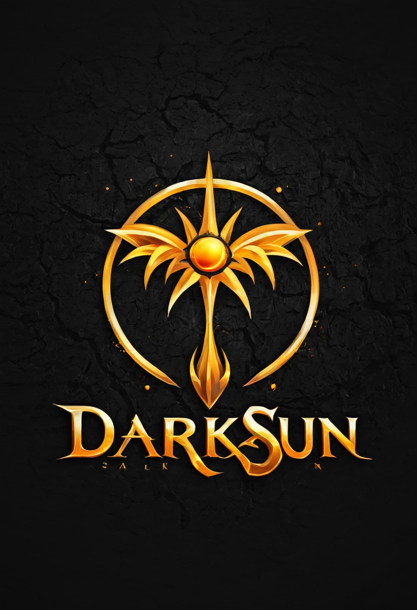 Make a logo that name is darksun
