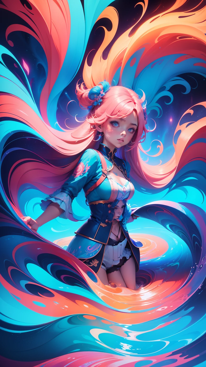 Colorful, multiple colors, intricate detail, splash screen, photorealistic, intricately detailed fluid gouache painting, calligraphy, acrylic, watercolor art,
masterpiece, best quality, 1girl, <lora:kwFemaleBeta42_SDXL_v1:1>,