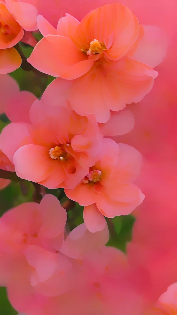 Realistic, real life, beautiful (closeup (Apricot pink flower:1.2):1.3), a branch of a tree with with background by greg rutkowski, style of laurie greasley, studio ghibli, akira toriyama, james gilleard, genshin impact, trending pixiv fanbox, acrylic palette knife, 4k, (vibrant colors), (highly saturated), devinart, trending on artstation