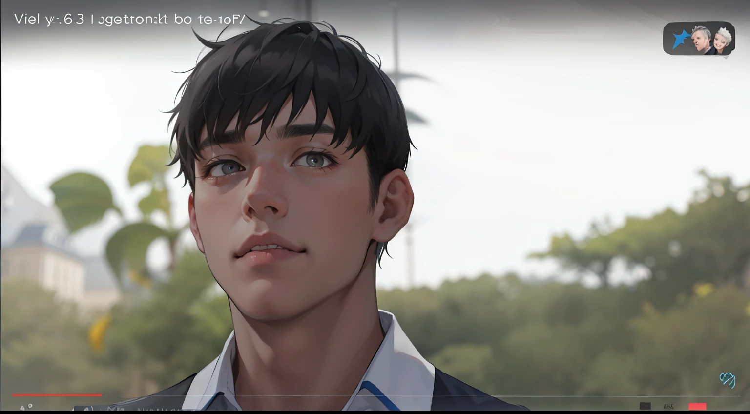 no puede creer lo que esta viendo, gray hair gray eyes 16 years old