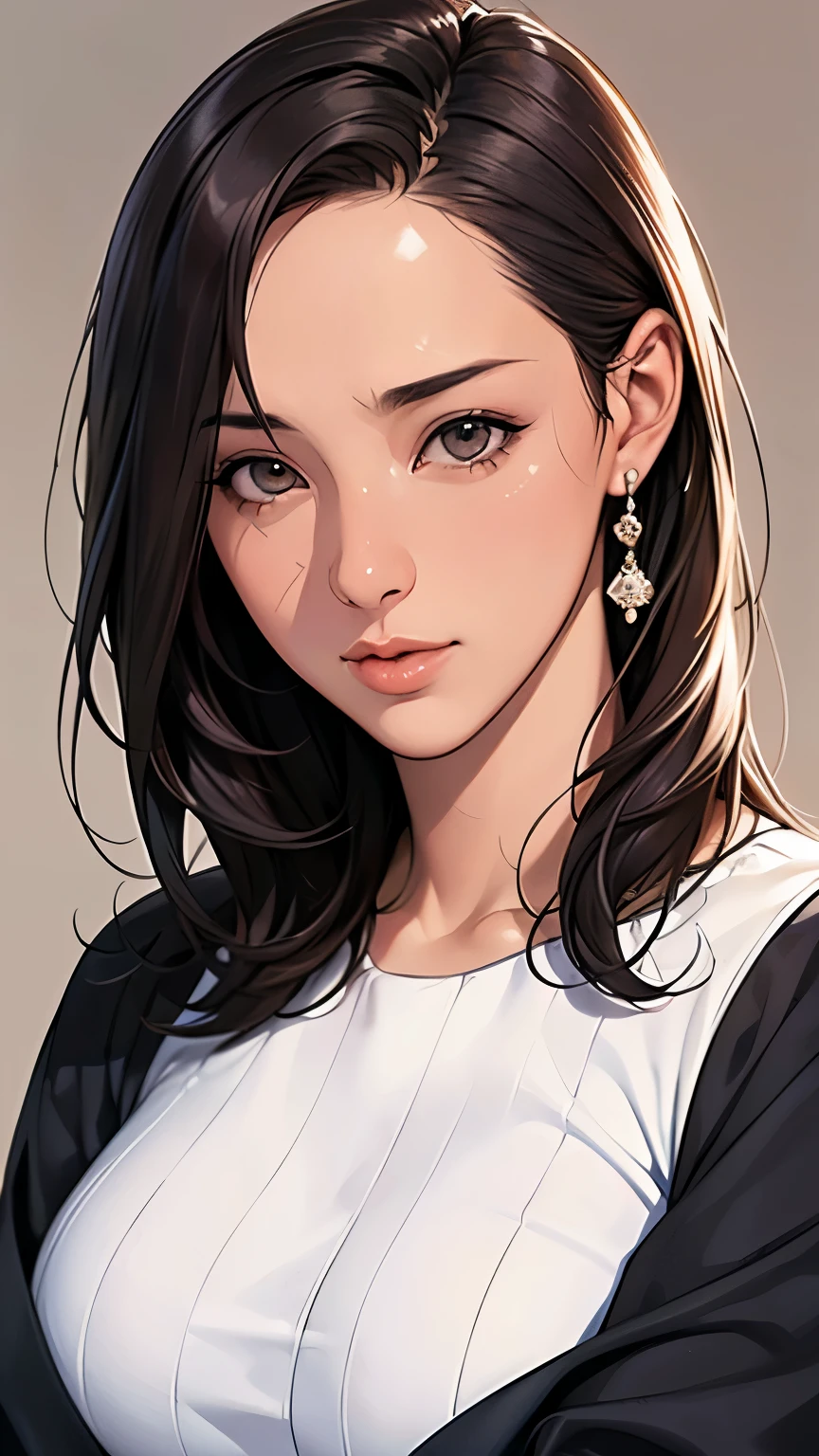 (8ก, highest quality: 1.2), very detailed, thorough solution, (realistic, realistic photo: 1.37), portrait, High resolution RAW color photograph, arrested on the job, High resolution and beautiful, High resolution, 8ก Image Wallpaper, amazing details, large file size, very detailed美しい女の子, very detailed face, Finely defined eyes, Fine skin texture., All functions are clearly displayed., The contours of the fingers are perfectly shaped.., the nose has the correct shape., expressive lips, perfect anatomy, background is not blurred, one story, (20:1.2), twenties, pretty girl, realistic