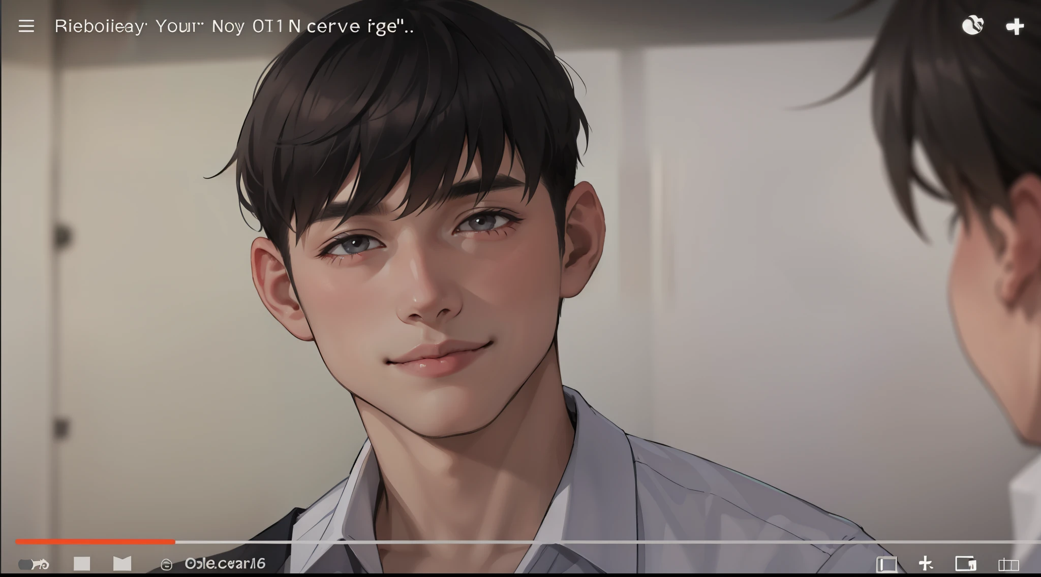 sonrrie , gray hair gray eyes