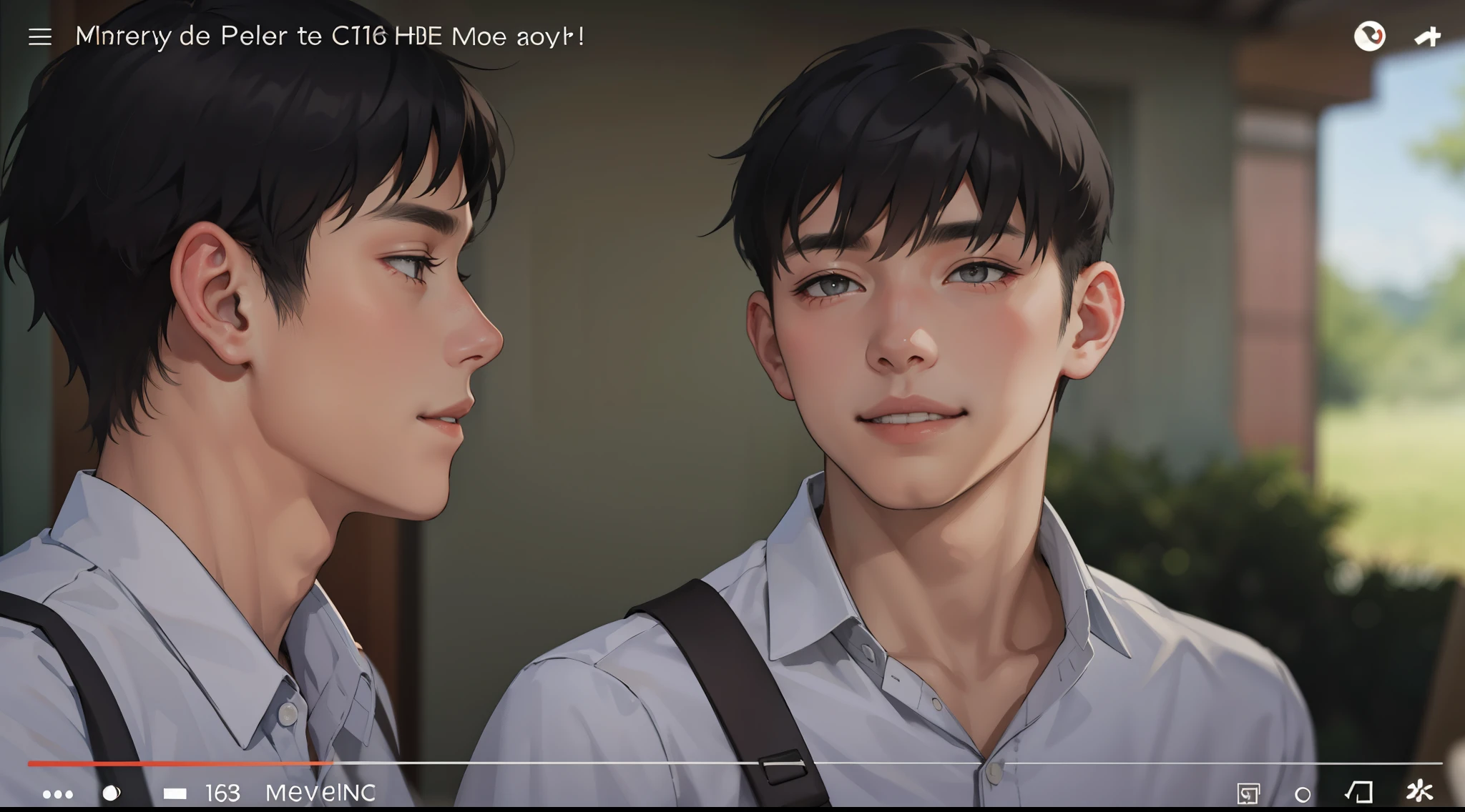 sonrrie , gray hair gray eyes