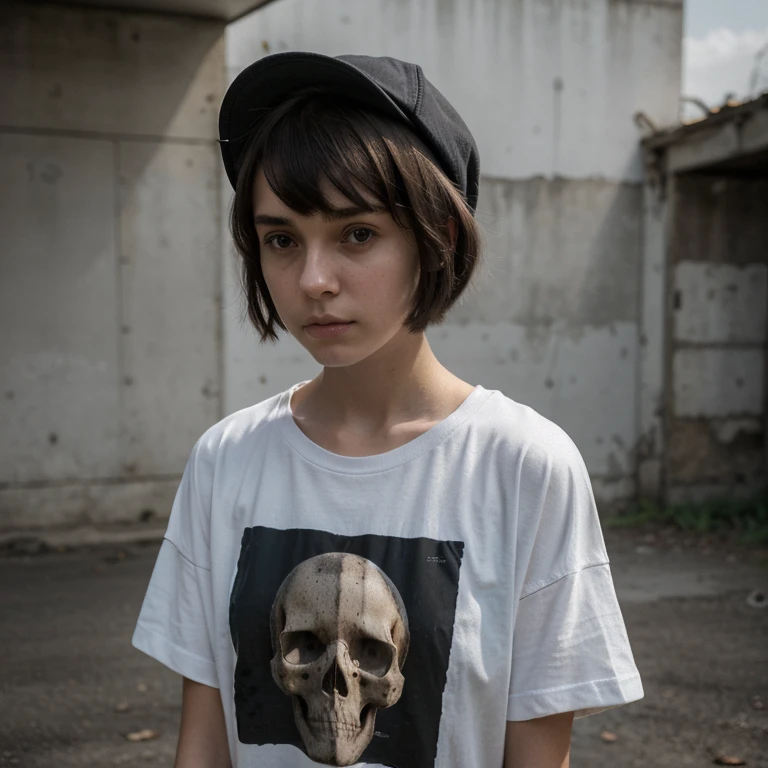 distro shirt with a skull image that says hyscovis 