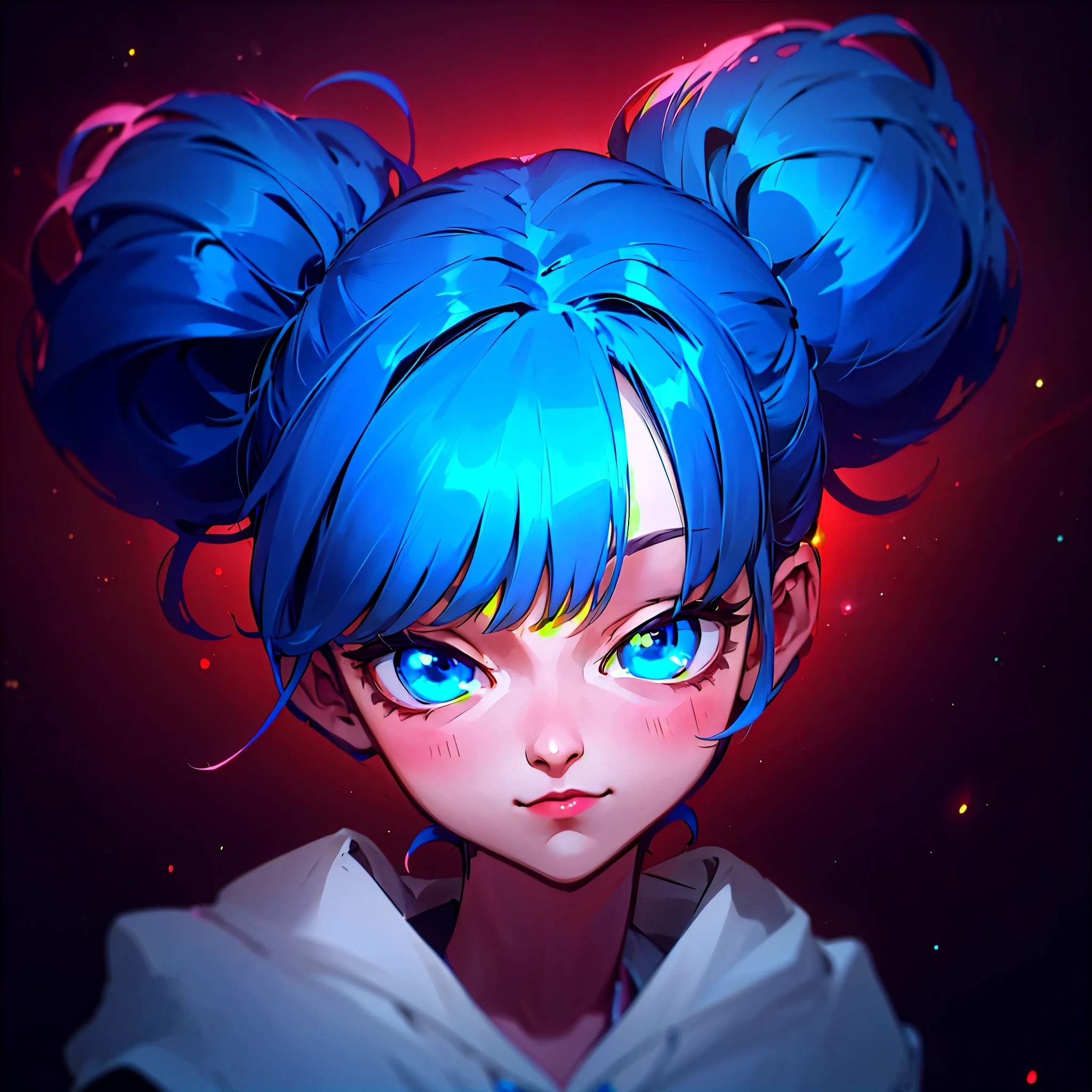 a close up of a person with blue hair and a hoodie, 2 d anime style, anime style character, anime moe artstyle, in an anime style, flat anime style shading, flat anime style, anime style portrait, anime styled, in the art style of 8 0 s anime, anime art style, anime girl with teal hair, portrait anime space cadet girl