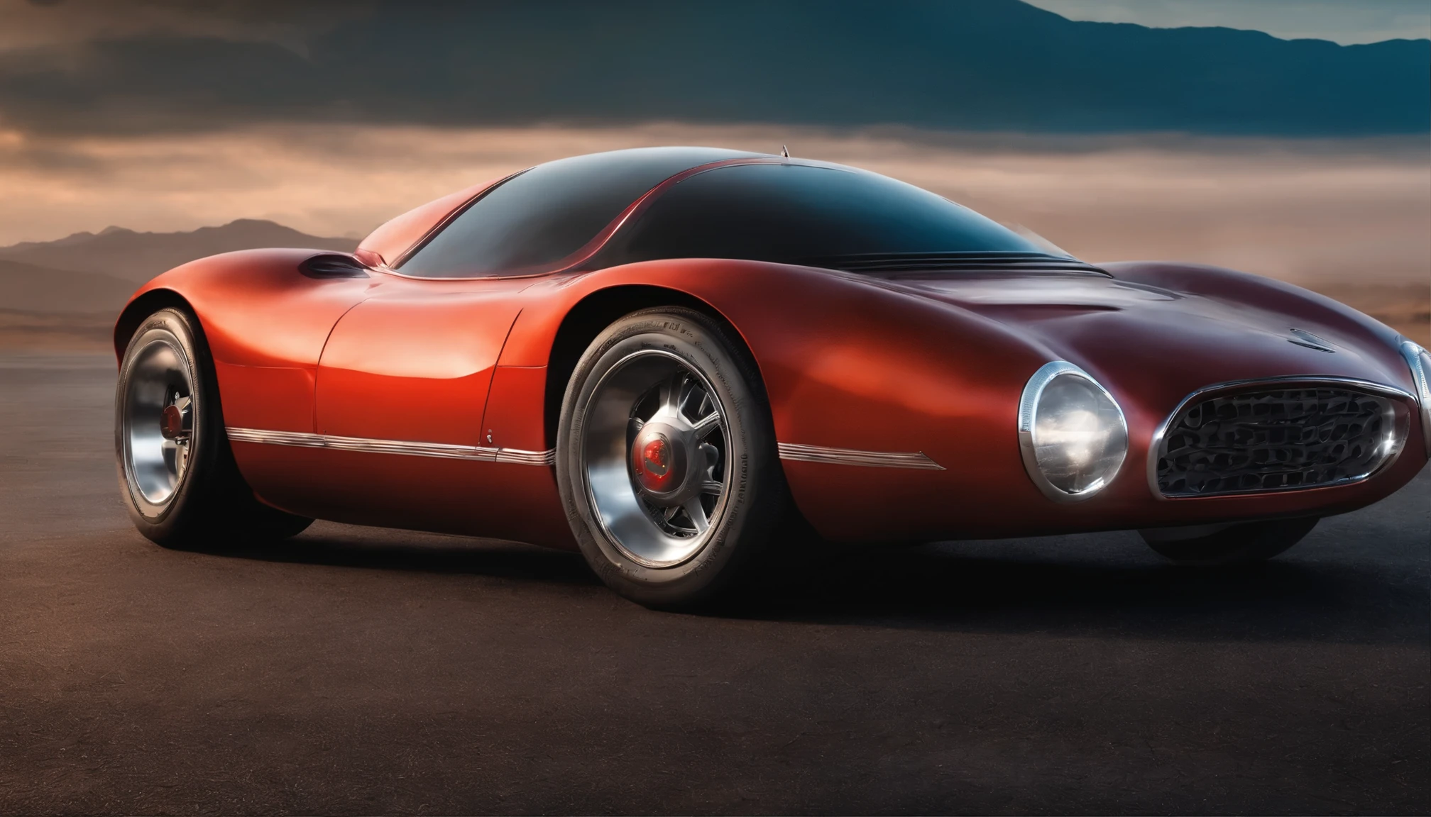 Make a picture of Ultraman's car