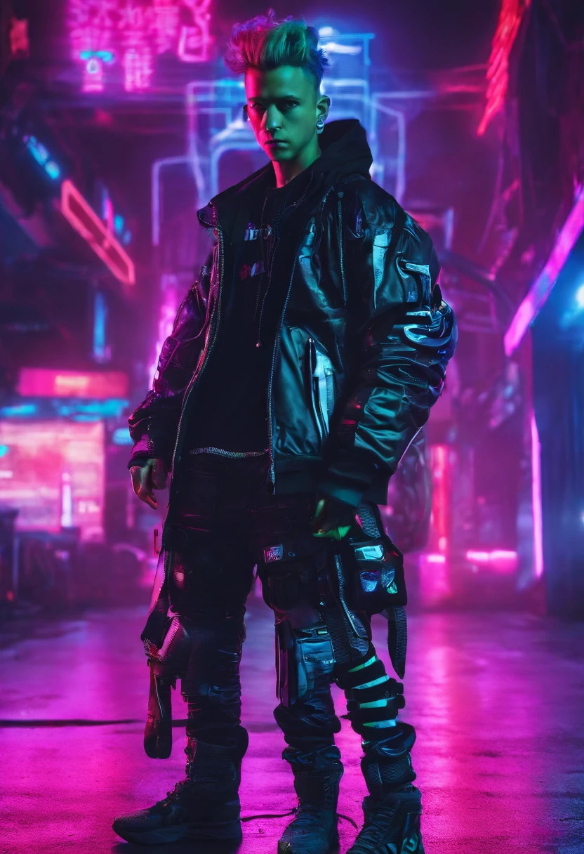  Above fit boy cyber punk Costume 8k Resulation