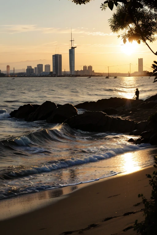 natureza e sol, amanhecer