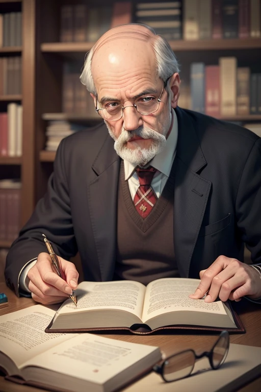 Sigmund freud, Psychoanalysis, Livro, Escrivaninha, glasses, Estudo, concentrando, Escrita, Pensativo, desk, Livros, intelectual, Science, Ponderando, reflection, Pesquisa, Teoria, Psicologia, Aprendizado, Professor