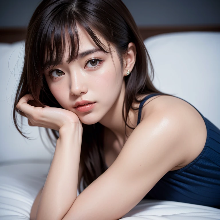 Beautiful woman、Kawaii Woman、Around 26 years old、A detailed face、Detailed eyes、Detailed skin、detailed hairs、super realistic picture quality、An ultra-high picture quality、8K、Shy smile、Tomoyo Harada