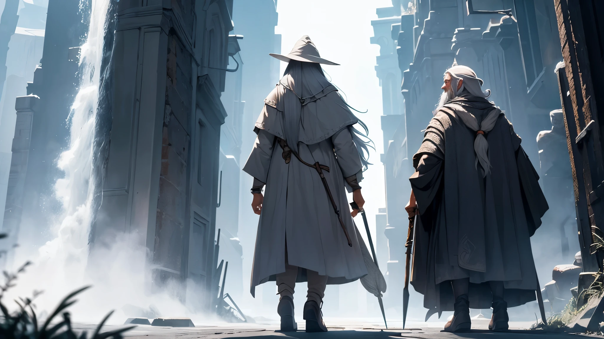 Add Gandalf from behind