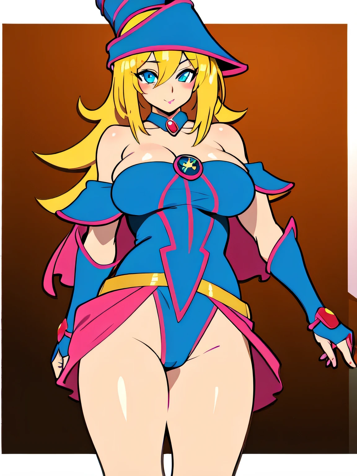 dark magician girl, solo, best quality, highres, super detail, anatomically correct, high details, (panties)