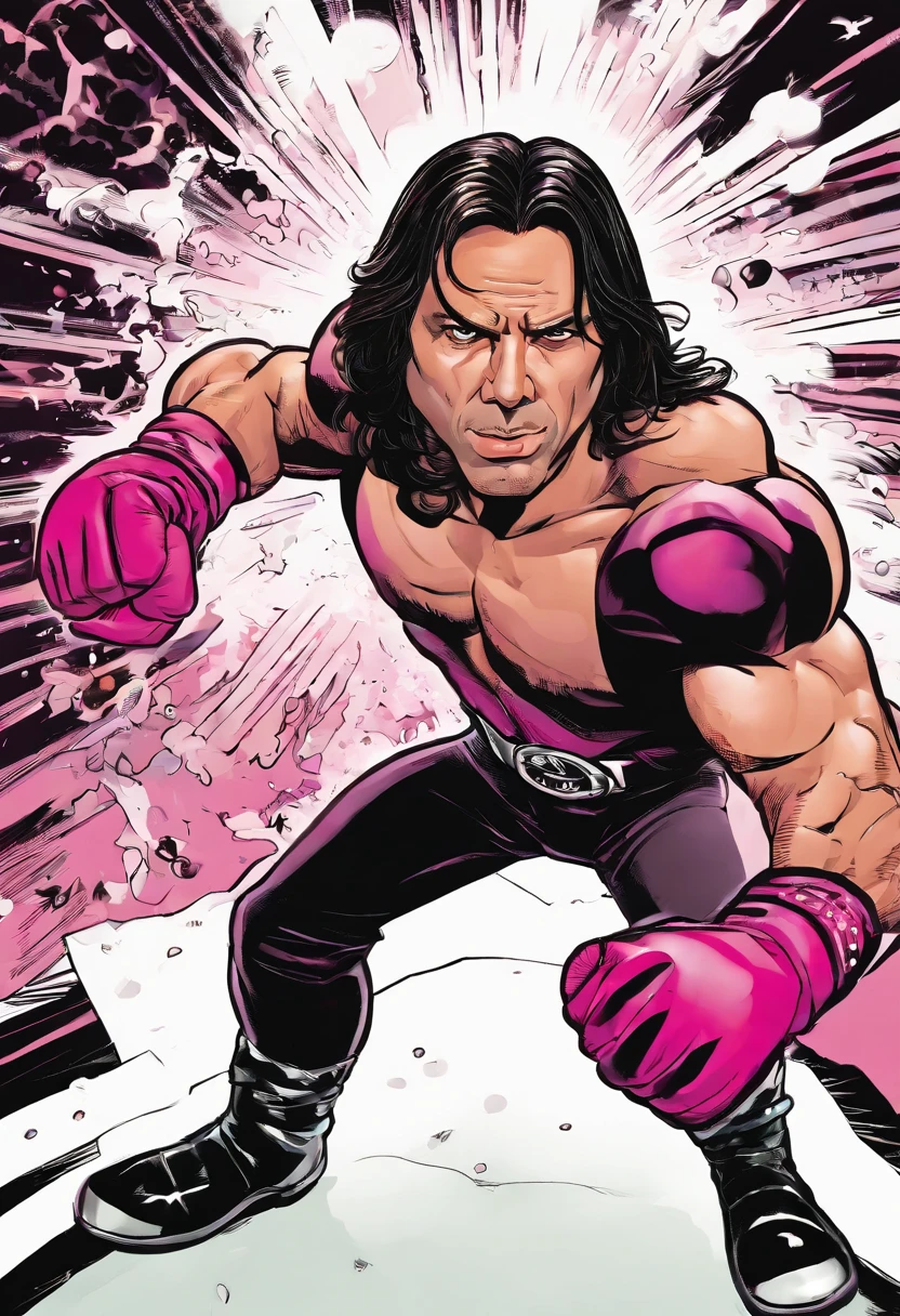 Bret Hart punching the Devil 